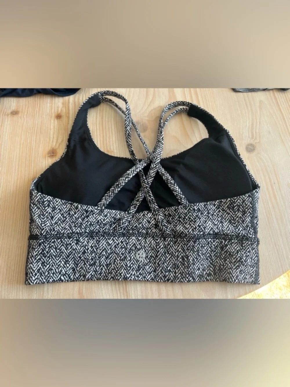 Lululemon Longline Energy bra Herringbone size 6